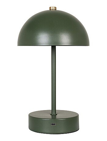 Lampe de table LED Holt - Lampe de table, rechargeable, verte/laiton,
