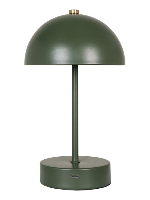 Lampe de table LED Holt - Lampe de table, rechargeable, verte/laiton, - Kiabi
