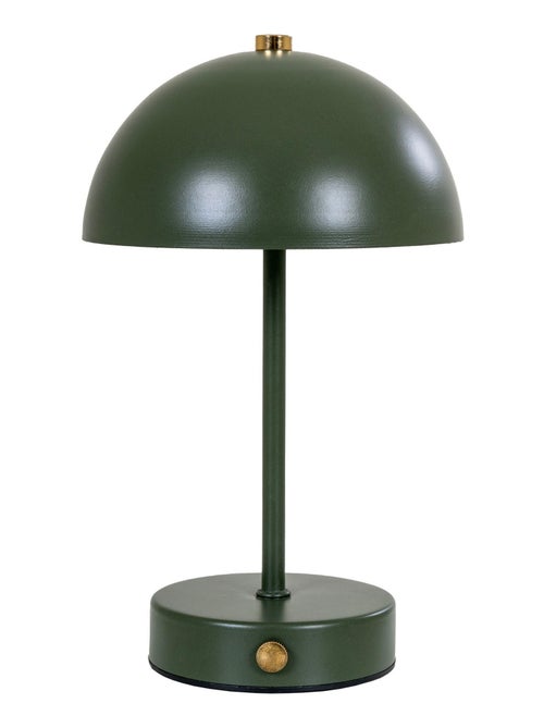 Lampe de table LED Holt - Lampe de table, rechargeable, verte/laiton, - Kiabi