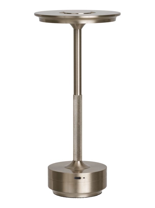 Lampe de table LED Lyneham - Lampe de table rechargeable, argentée - Kiabi