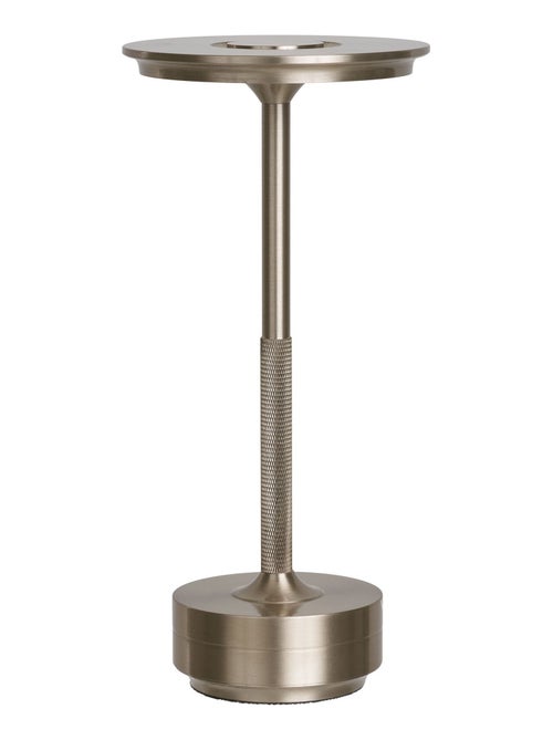 Lampe de table LED Lyneham - Lampe de table rechargeable, argentée - Kiabi
