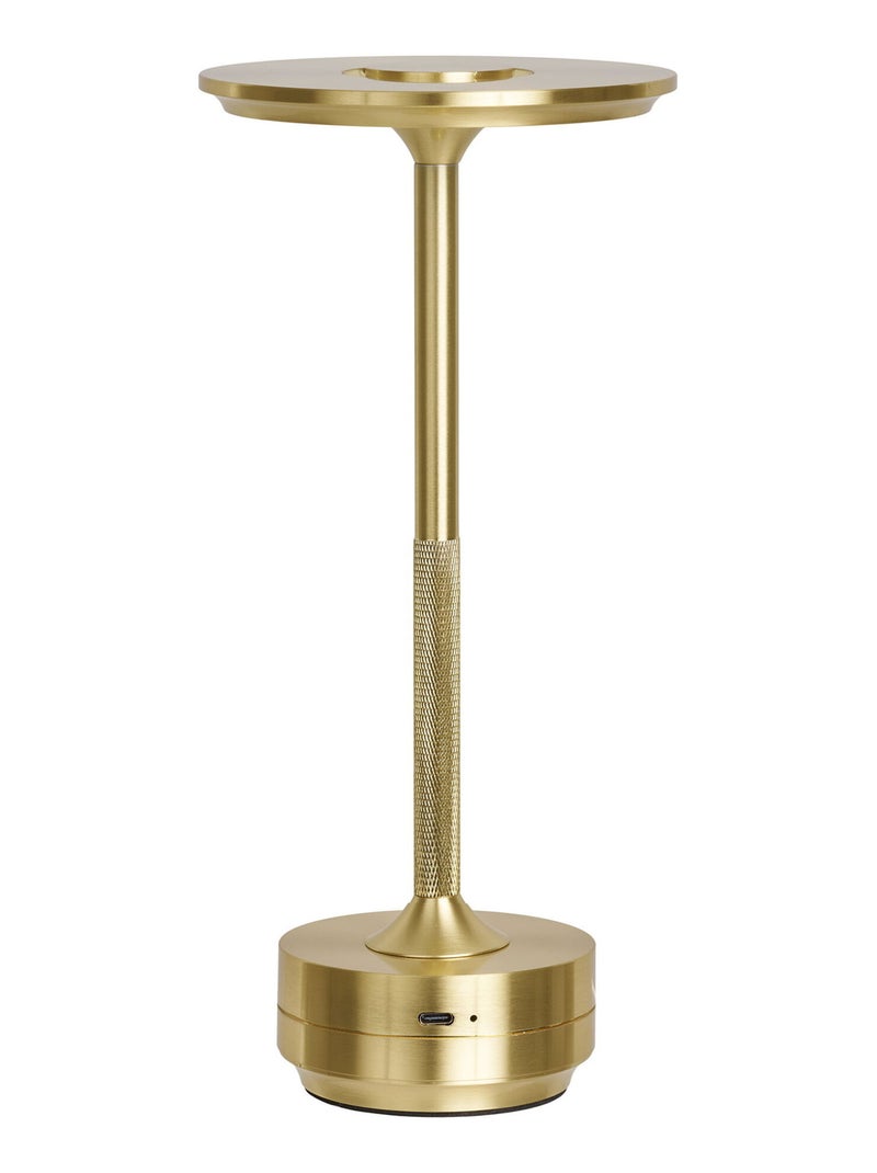 Lampe de table LED Lyneham - Lampe de table rechargeable en laiton Marron - Kiabi