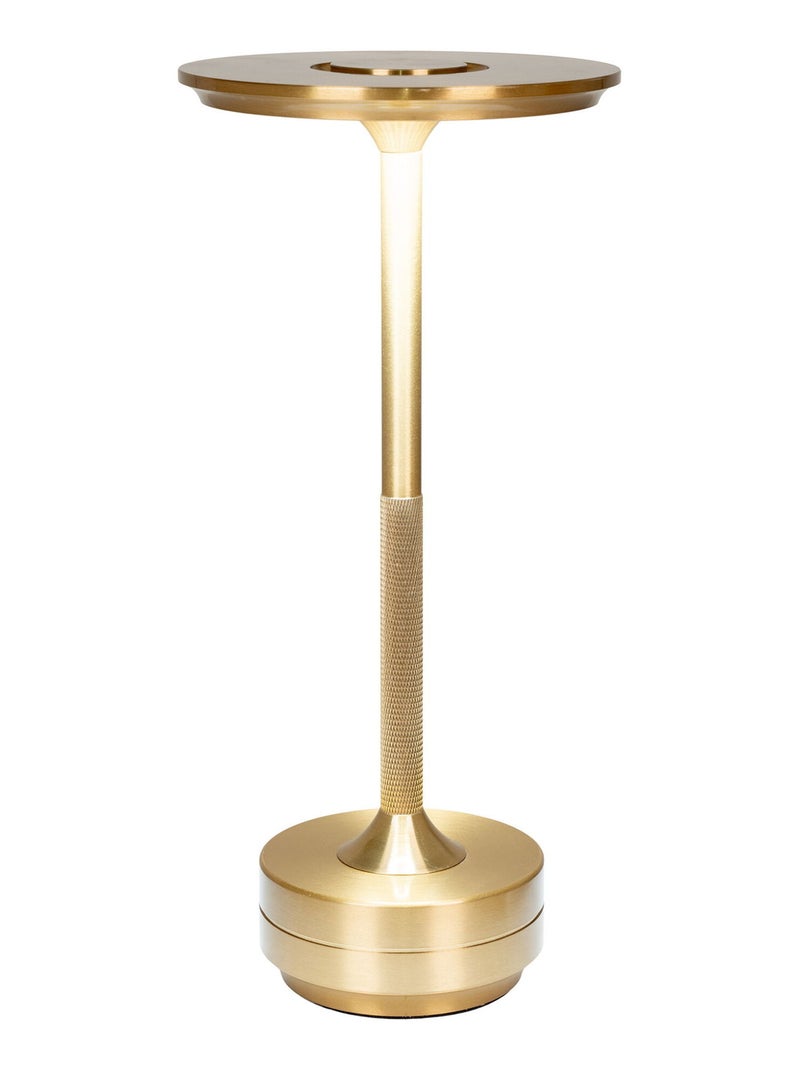 Lampe de table LED Lyneham - Lampe de table rechargeable en laiton Marron - Kiabi