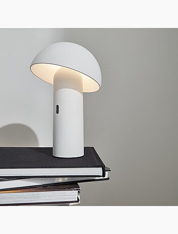 Lampe de table nomade intérieur/extérieur sans fil à tête orientable H 28cm Thom