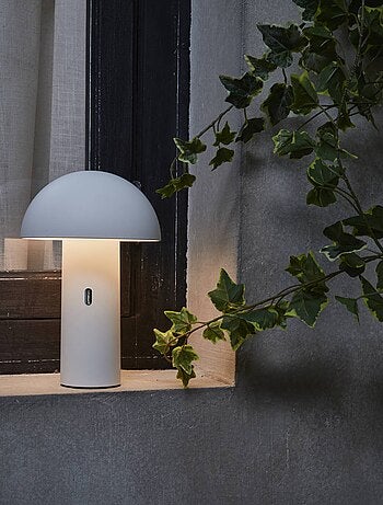 Lampe de table nomade intérieur/extérieur sans fil à tête orientable H 28cm Thom