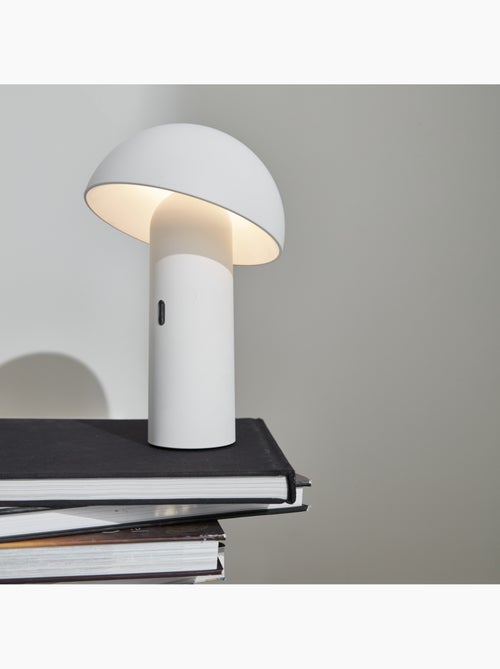 Lampe de table nomade intérieur/extérieur sans fil à tête orientable H 28cm Thom - Kiabi