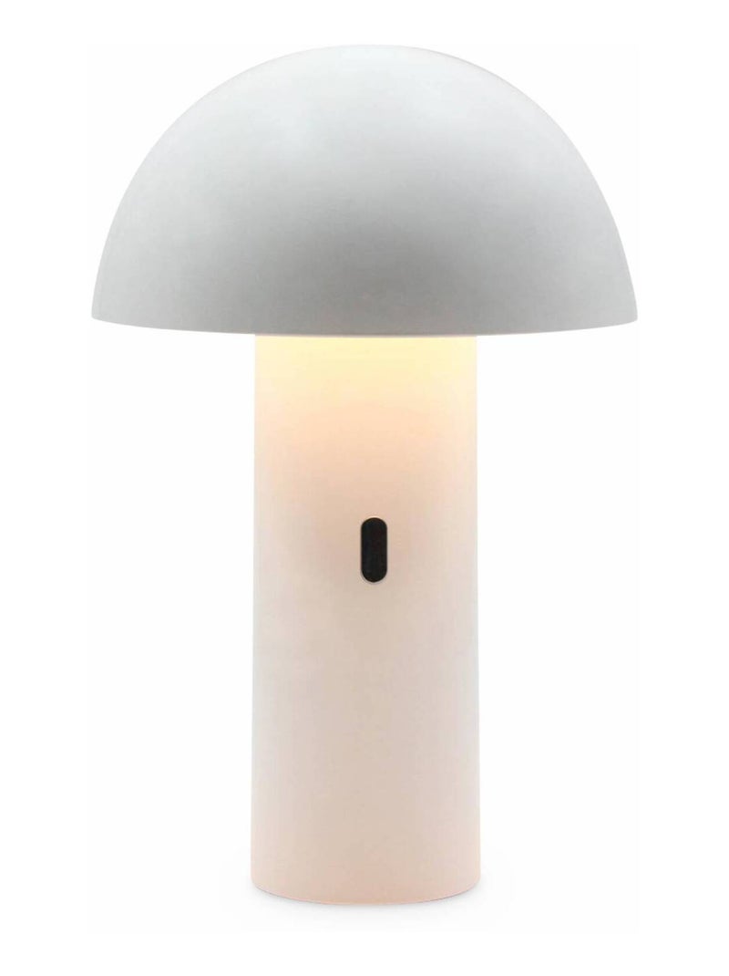 Lampe de table nomade intérieur/extérieur sans fil à tête orientable H 28cm Thom Blanc - Kiabi