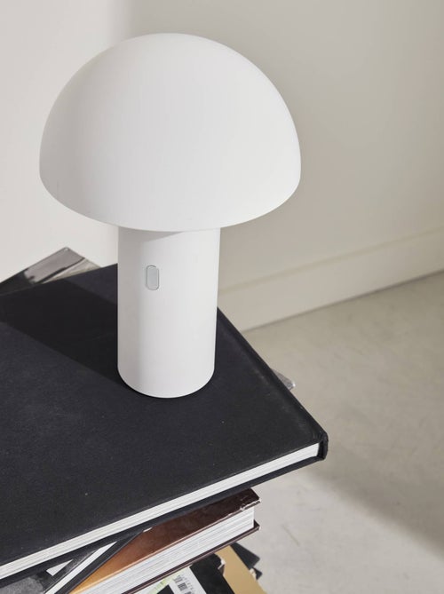 Lampe de table nomade intérieur/extérieur sans fil à tête orientable H 28cm Thom - Kiabi