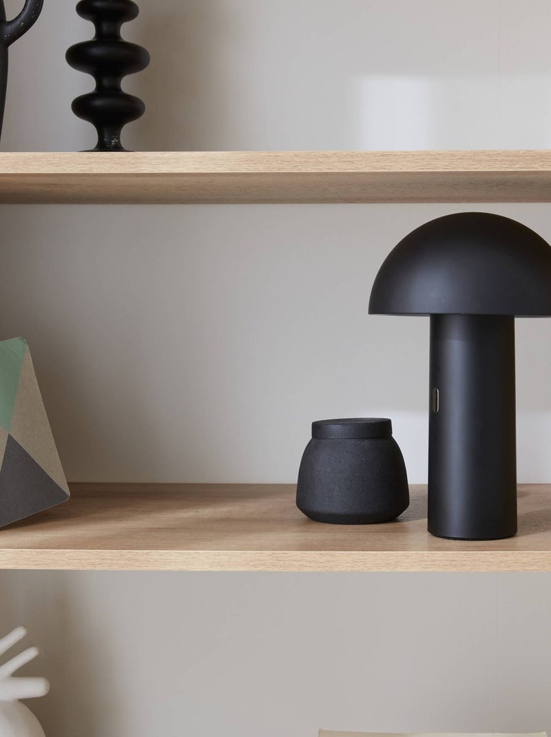 Lampe de table nomade intérieur/extérieur sans fil à tête orientable H 28cm Thom Noir - Kiabi