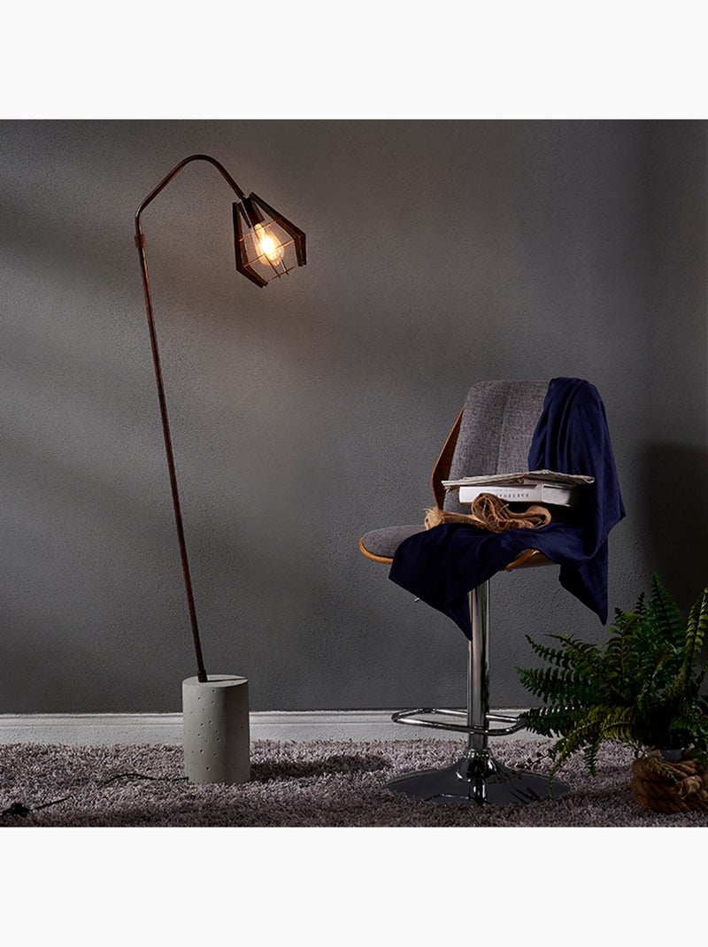 Lampe de travail en méta, 156cm Gris - Kiabi