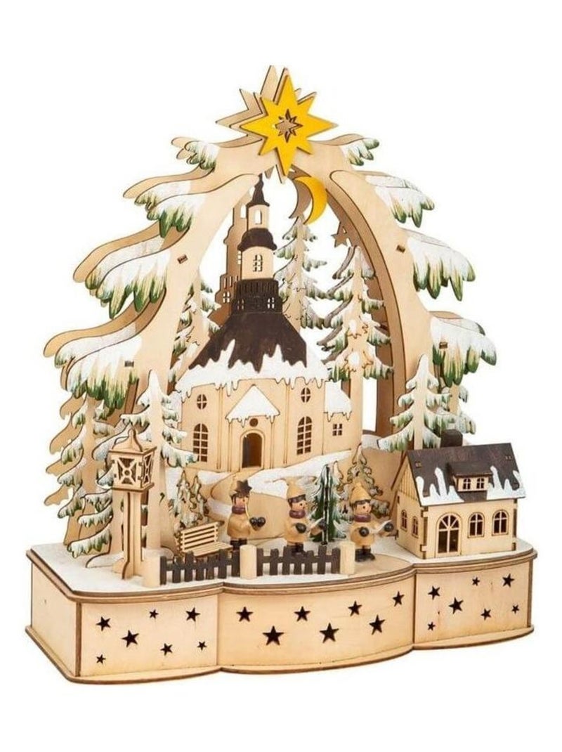 Lampe Décoration Noel les Rois Mages Beige - Kiabi