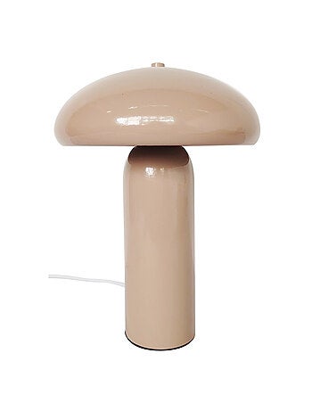 Lampe décorative en métal au design arrondi