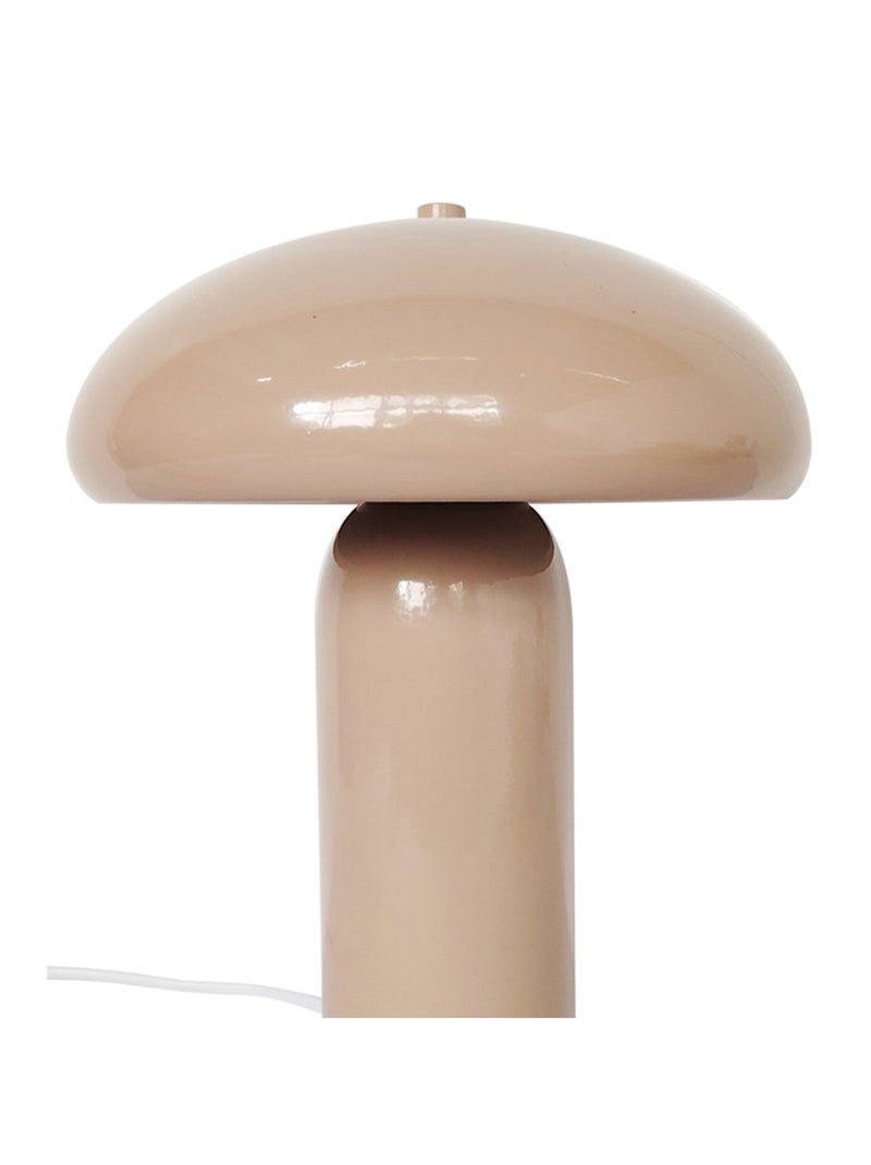 Lampe décorative en métal au design arrondi Beige - Kiabi