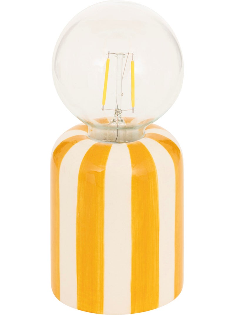Lampe d'extérieur LED céramique à pile RICO Rose - Kiabi
