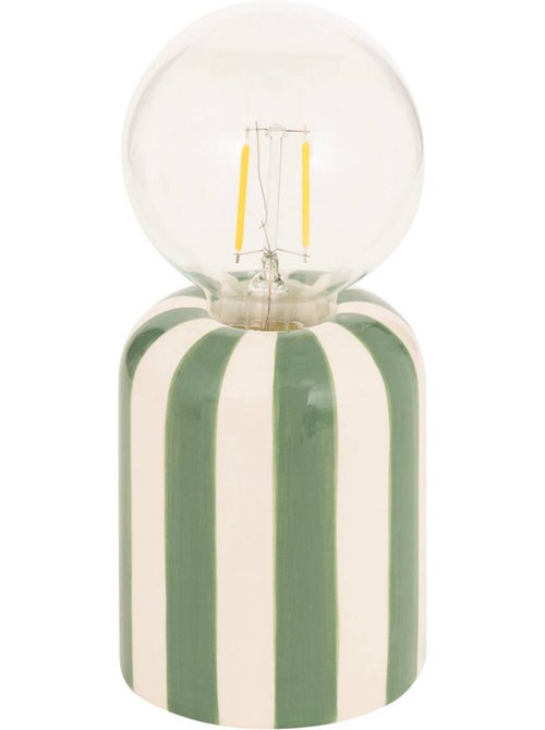 Lampe d'extérieur LED céramique à pile RICO - Kiabi