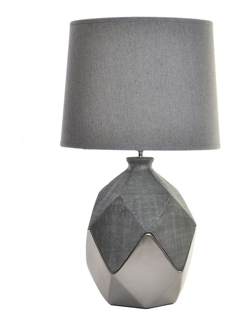 Lampe Dolomite arrondie Gris - Kiabi