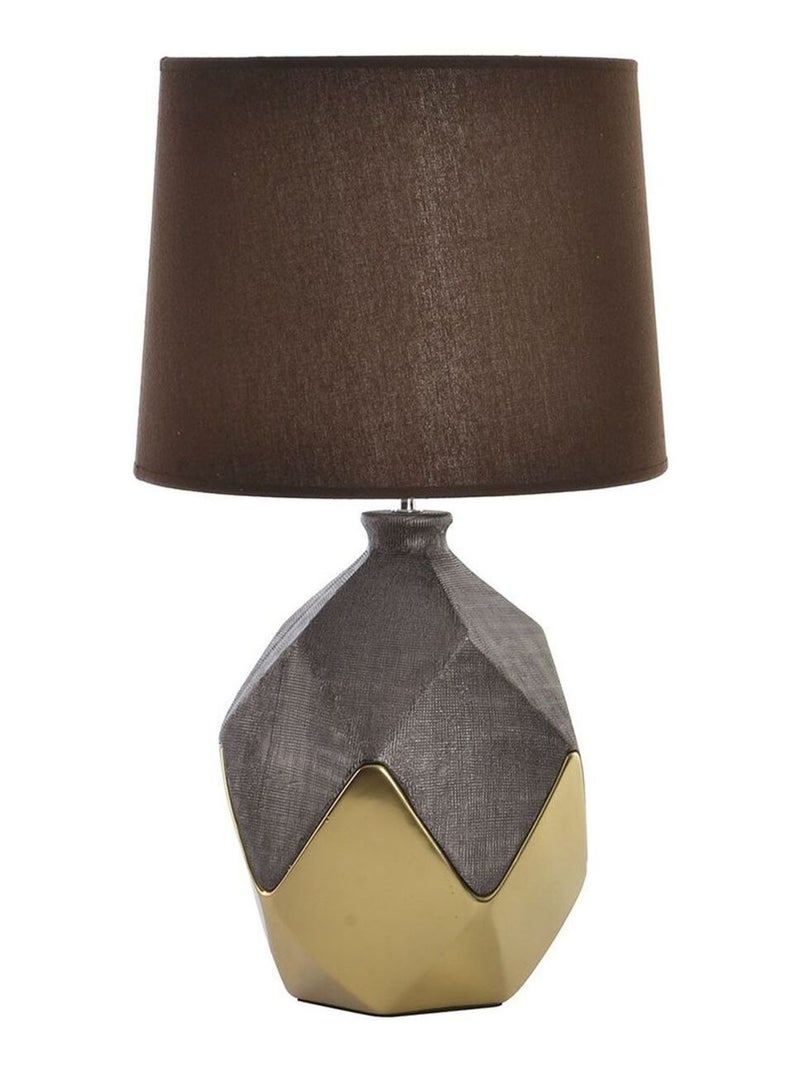 Lampe Dolomite Marron - Kiabi