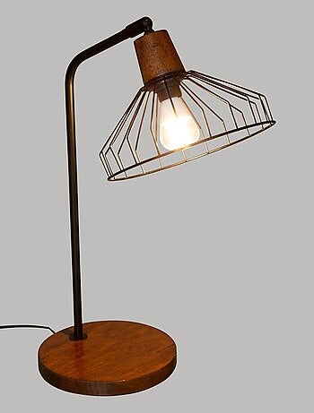 Lampe droite Café caramel H47