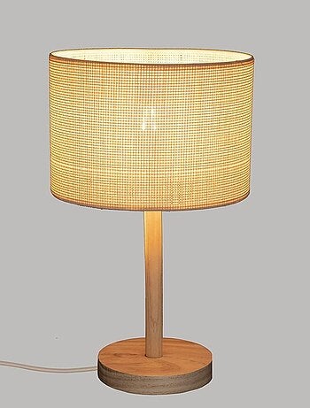 Lampe droite Della naturel H42