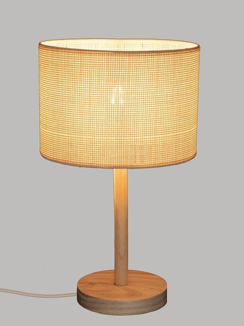 Lampe droite Della naturel H42 Beige - Kiabi