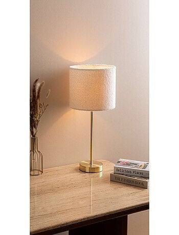 Lampe droite en bouclette