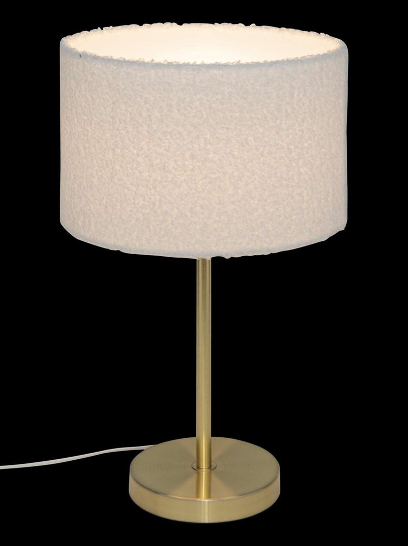 Lampe droite en bouclette TINA Doré/or - Kiabi