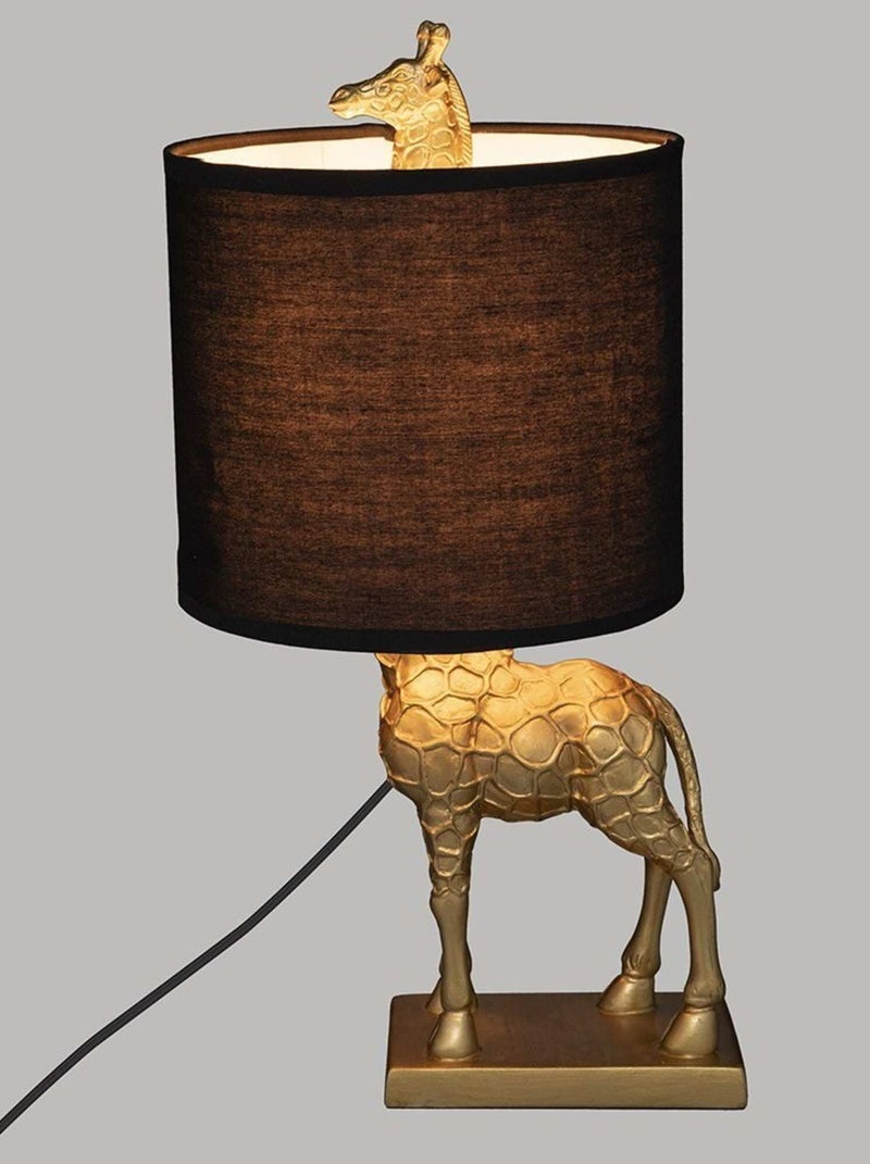Lampe droite Girafe doré H42 Doré/or - Kiabi