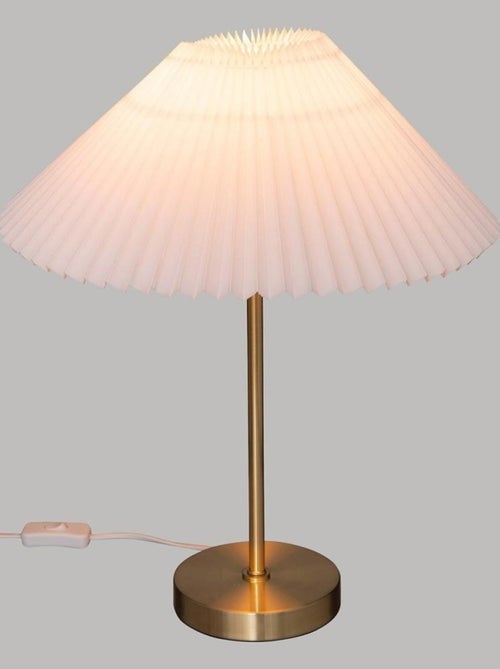 Lampe droite Jil doré H47 - Kiabi Lampe droite Jil doré H47 - Kiabi