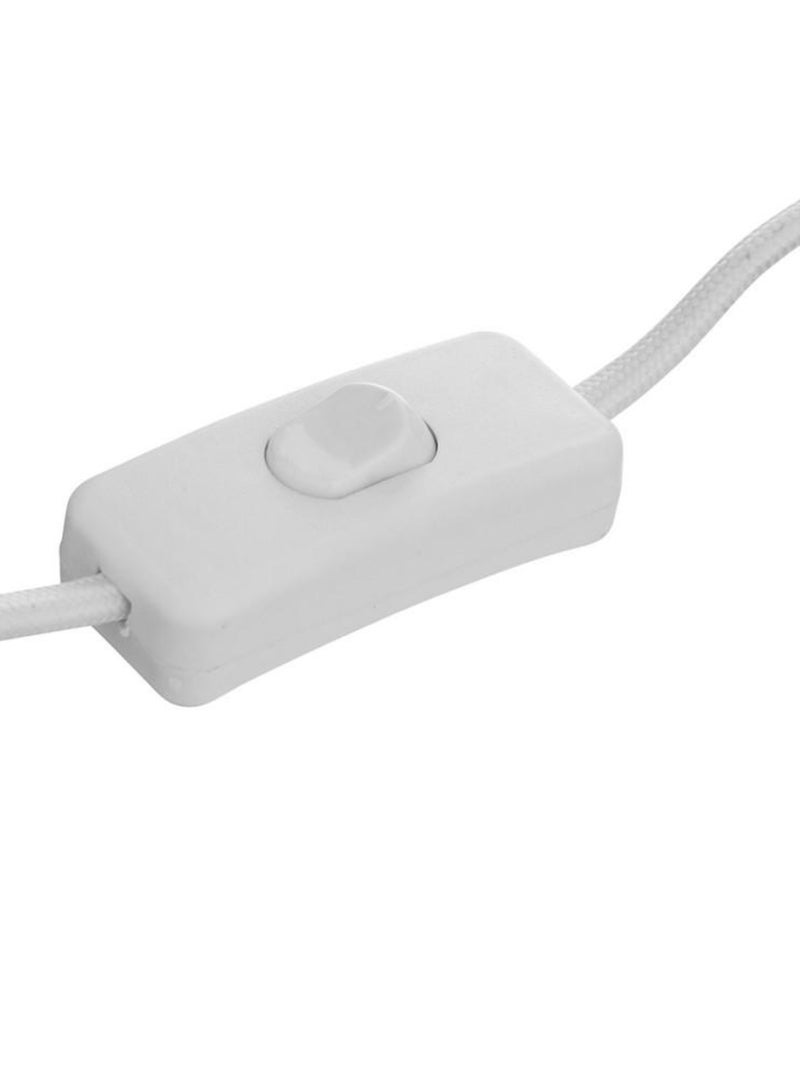 Lampe droite Jil doré H47 Blanc - Kiabi