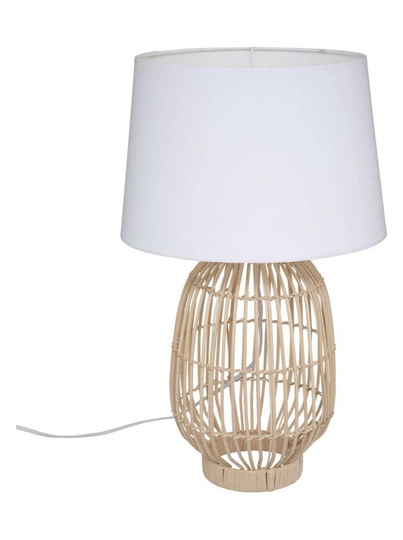 Lampe droite Lucia naturel H48.5 Beige - Kiabi