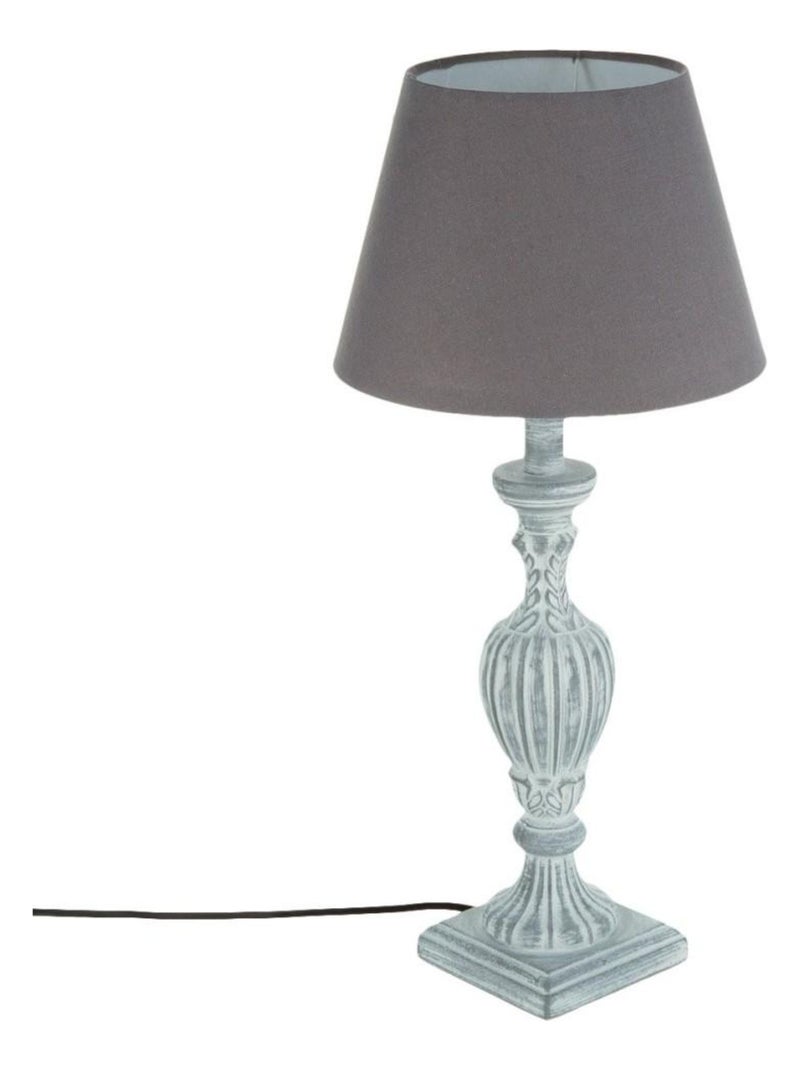 Lampe droite Renzo gris H54.5 Gris - Kiabi