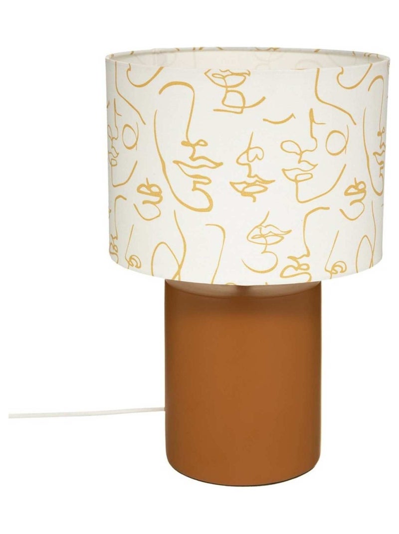 Lampe droite Vibe multicolore H38 Orange - Kiabi