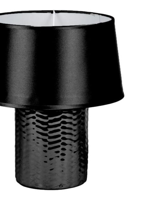 Lampe effet tresse noir - Kiabi