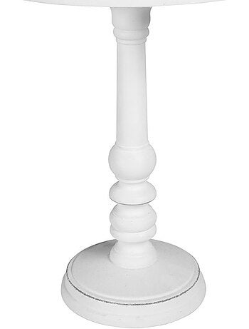Lampe en bois charme blanc