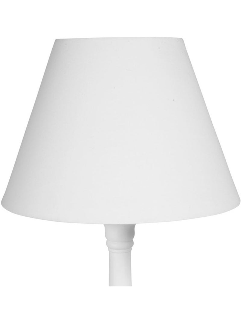 Lampe en bois charme blanc Blanc - Kiabi