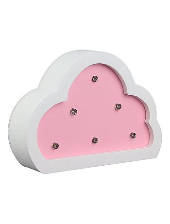 Lampe en bois enfant Nuage - H. 9 cm