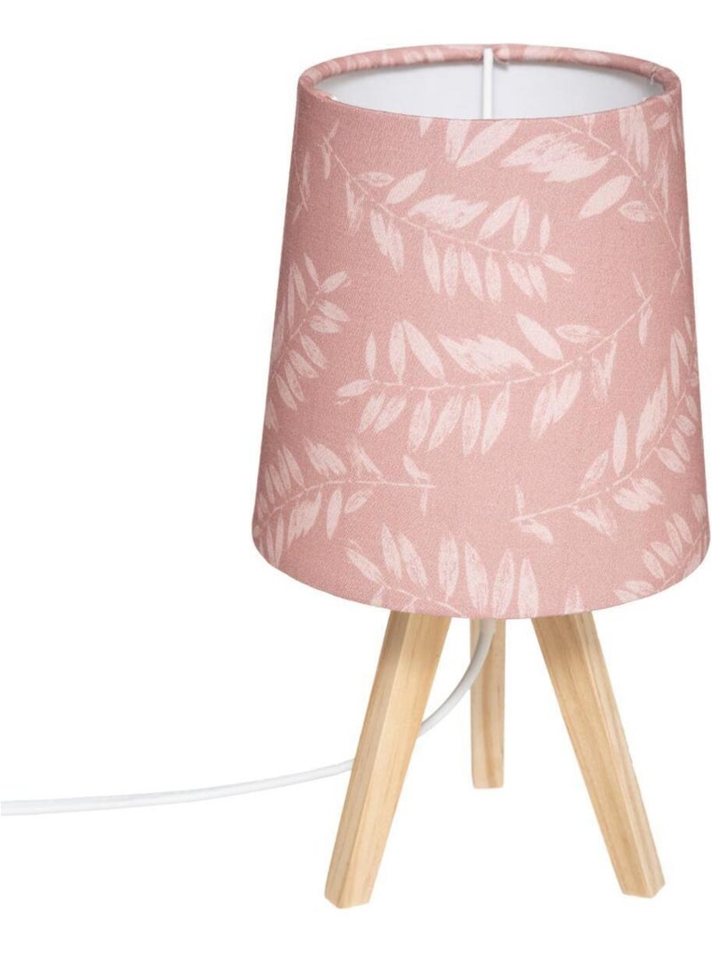 Lampe en bois rose H23.5 cm Rose - Kiabi