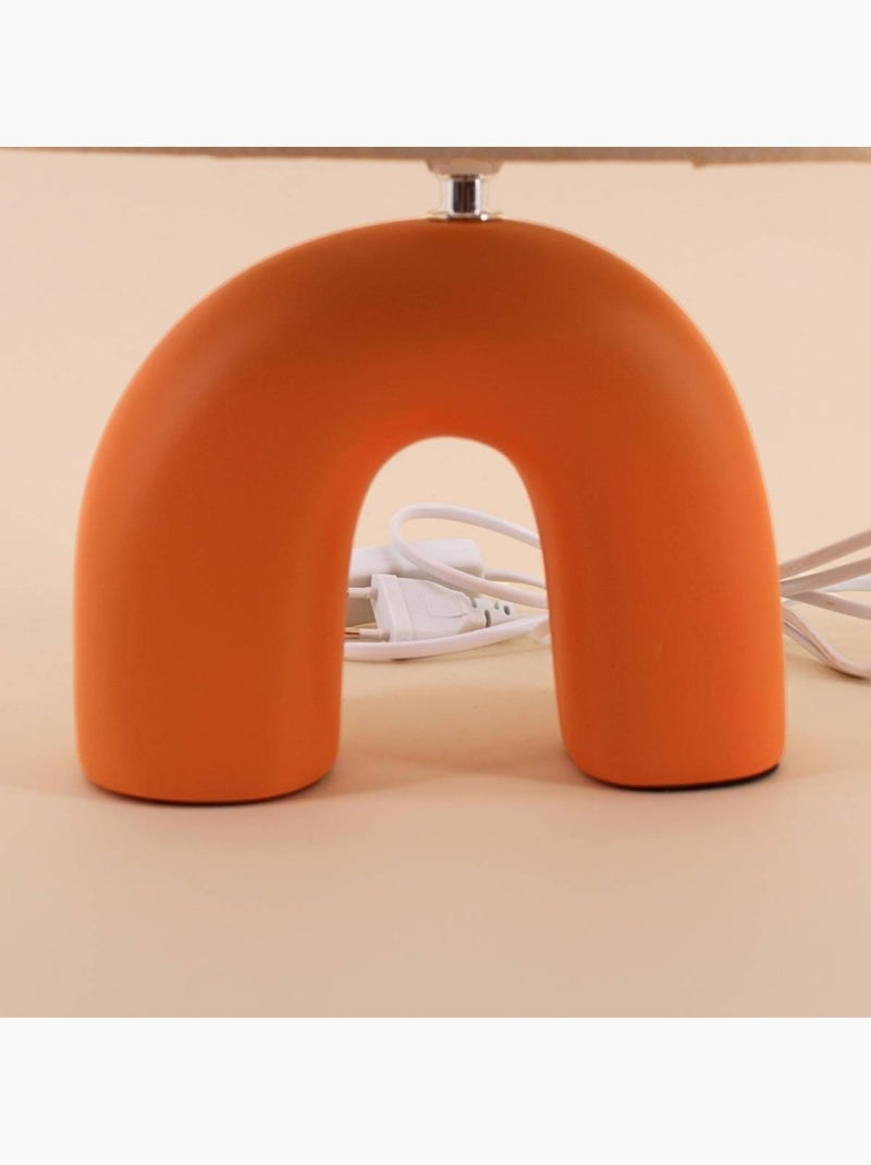 Lampe en céramique arche terracotta Terre cuite - Kiabi