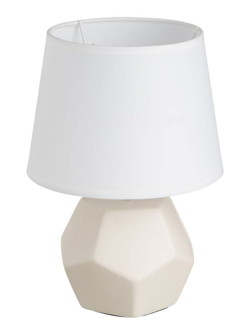 Lampe en céramique Beige - Kiabi