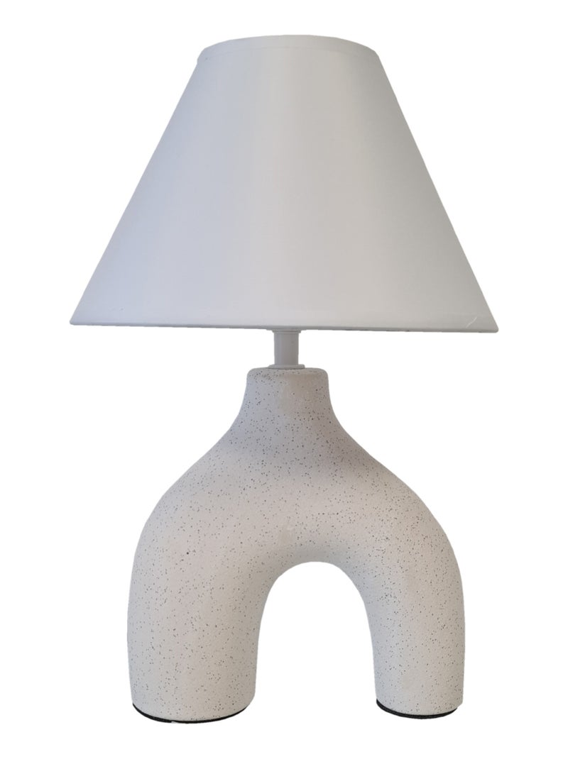 Lampe en céramique Beige - Kiabi