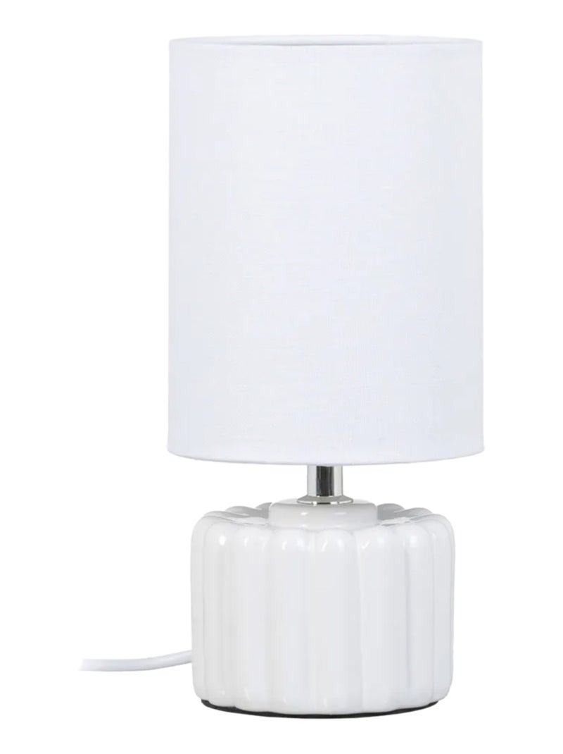 Lampe en céramique Blanc - Kiabi