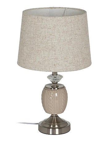 Lampe en céramique et métal