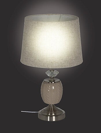 Lampe en céramique et métal