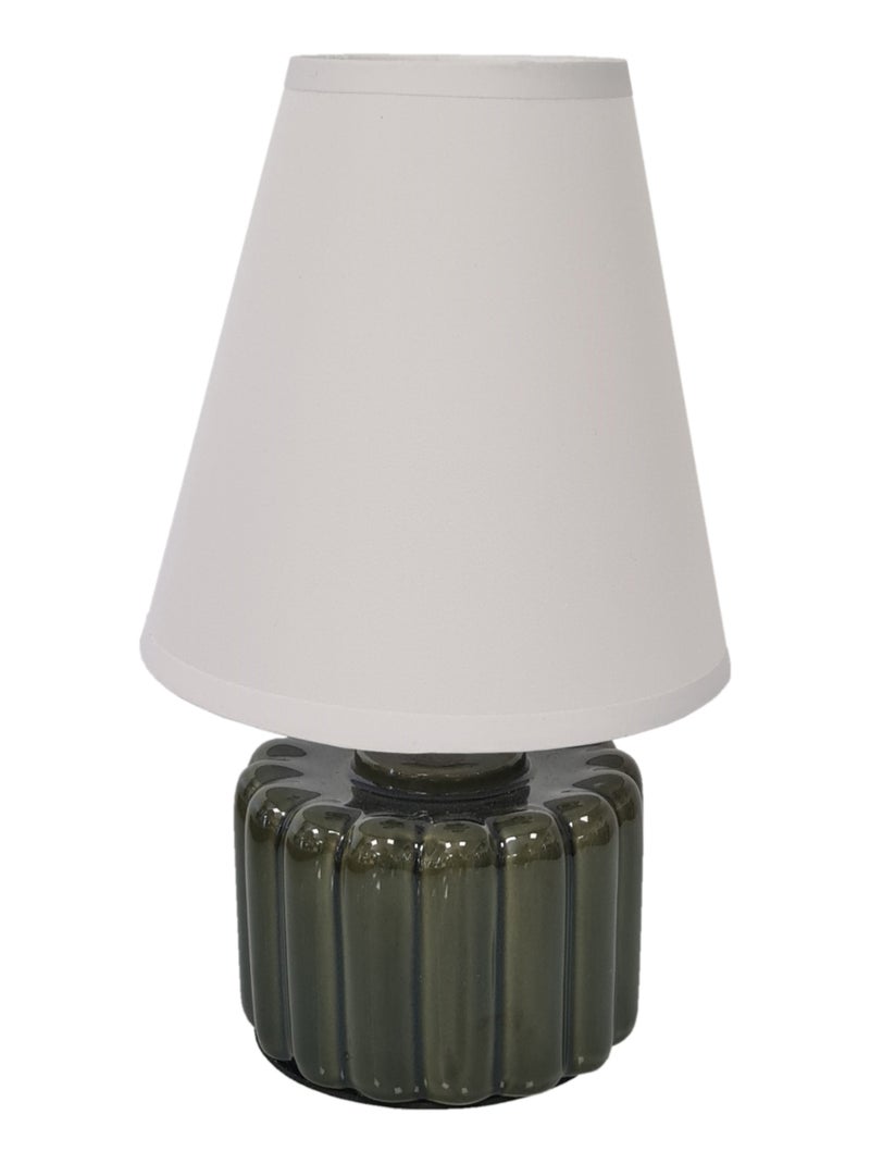 Lampe en céramique Vert - Kiabi