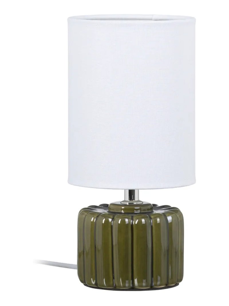 Lampe en céramique Vert - Kiabi