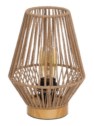 Lampe en fibre de papier tressée