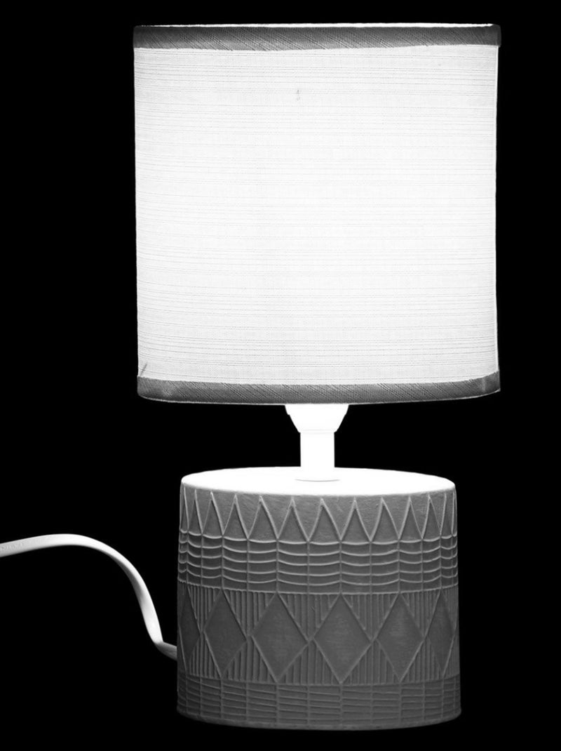 Lampe en grès Gris - Kiabi