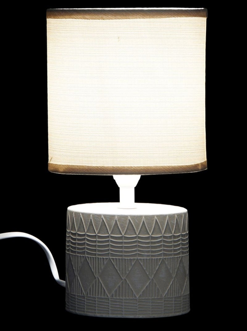 Lampe en Grès Ivoire - Kiabi