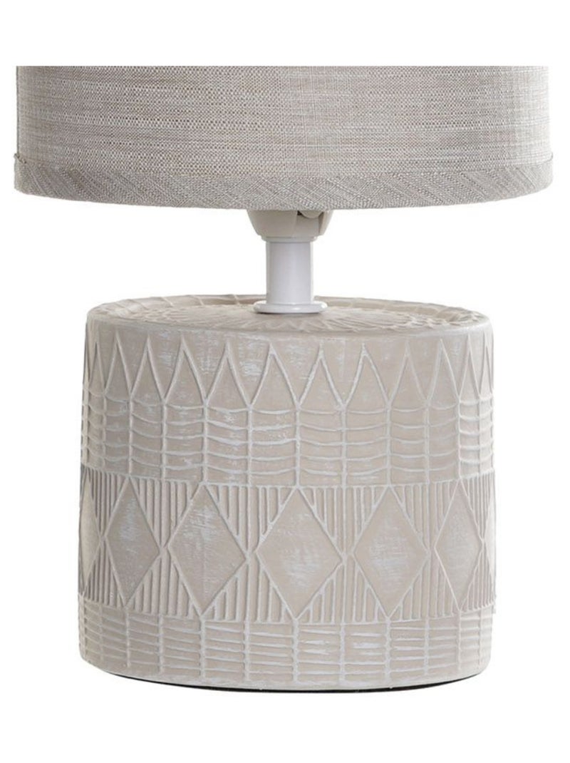 Lampe en Grès Ivoire - Kiabi