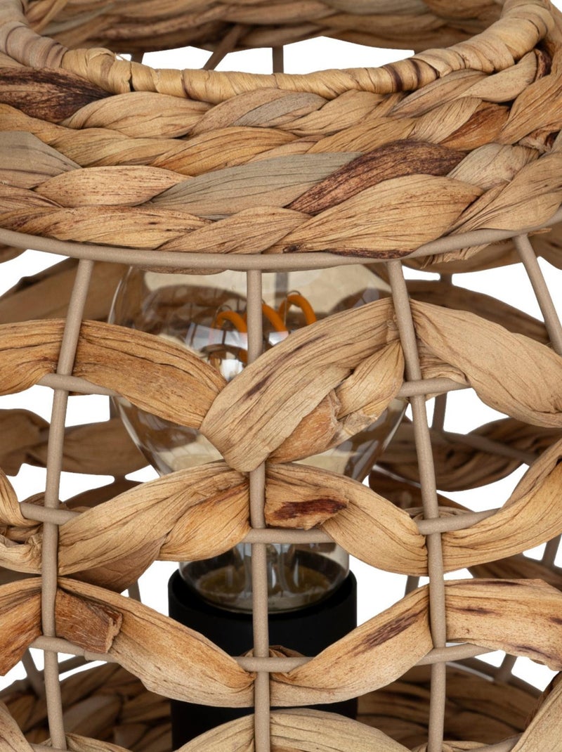Lampe en jacinthe à poser Beige - Kiabi